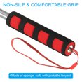 thumbnail image 3 of Unique Bargains Telescopic Handheld Flagpoles 2M Sponge Handle Pole 9 Sections Red, 3 of 7