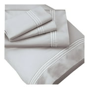 Purecare Premium 100% Supima Cotton Sheet Set Gray In Size Split King