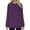 Purple, variant on HAiming Womens Sweatshirt Plus Size Casual Crewneck Long Sleeve Solid Color Loose Pullover basic shirts Tops