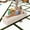 Sunbrella Flax, variant on Jaxx Alvy Outdoor Sun Lounger – Luxurious Sunbed with Hevea Wood Feet, Sunbrella Granite