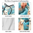 thumbnail image 4 of luoweisi Men's Beach Shorts Quick Dry Swim Trunks with Mesh Lining Alpaca 2XL, 4 of 5