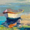 thumbnail image 2 of Forst, Beth A. 15x15 Gold Ornate Wood Framed with Double Matting Museum Art Print Titled - Bottle Green Boat, 2 of 4