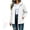 White women's lightweight raincoat a1, variant on thefmos Women's Fall Winter Zip Hooded Long Sleeve Jacket Casual Basic Solid Outdoor Raincoat Windbreaker Lightweight Loose Fit Spring Travel Clothes, Yellow L