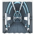 thumbnail image 3 of Ambesonne Outer Space Shower Curtain, Dark Matter Trip, 69"Wx84"L, Grey Blue, 3 of 5