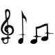 thumbnail image 1 of ColoMX 3pcs Música única de la música forma de forma de pared Candelador de vela decorativa de vela decorativa elección de regalos, 1 of 8