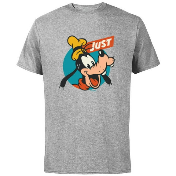Disney Just Goofy Vintage Classics Retro Funny - Short Sleeve Cotton T-Shirt for Adults - Customized-Athletic Heather