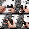 thumbnail image 3 of Gieenan 21lots Ergonomic Golf Shoe Spikes Screw Fastly Twist Replacement Golf Spikes Golf Shoe Accessories, 3 of 17