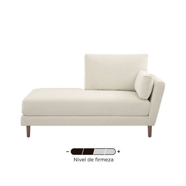 Chaise lounge brazo derecho Levanto pata nogal - Hueso WEIK Levanto