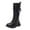 Black, variant on TAmten Dress Boots Girls Girls Lining Knee High Winter Motorcycle Riding Boots Toddler/Little Kid/Big Kid(Beige,10)
