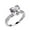 White, variant on heart diamond ring elegant rhinestone ring for women fashion full zircon copper rings for women size 6 10 white 7