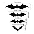 thumbnail image 5 of Sylvtty 72/120Pcs 3D Bat Wall Stickers Realistic Pattern Easy to Install Wall Decals Halloween Decorations Party Supplies, 5 of 7