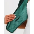 thumbnail image 5 of INSPIRE CHIC Women's Faux Fur Shawl Stole Winter 1920s Bridal Wedding Wrap XL Dark Green, 5 of 6