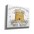 thumbnail image 2 of Epic Graffiti 'Bee Kind Bee Hive' by Deb Strain, Giclee Canvas Wall Art, 24"x20", 2 of 8