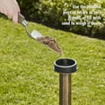 thumbnail image 5 of Westcharm 28 Inch Lightweight Poly Resin Outdoor Birdbath for Outside with Decoration Pedestal Base Stand - Antique Bronze (No bird included on the water bowl), 5 of 9