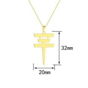 Mfigree Necklace for Women, Tokio Hotel Necklace Stainless Steel Tokio Hotel Pendant Logo Bill Kaulitz Sign Symbol Men and Women Gift