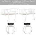 thumbnail image 3 of Ironing Board Hanger Wall Mount ron Holder With Shelf Wall Wood Storage Holder, 3 of 5
