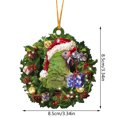 thumbnail image 3 of Adorno de Navidad Árbol encantador Regalo Adorno Árbol de Navidad Decoración de fiesta colgante Wmkox8yii fhajkh5530, 3 of 4