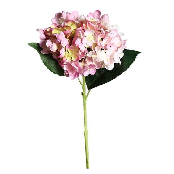 Save Big Matoen Artificial Silk Hydrangea Flower Heads with Stem Fake White Hydrangea Flowers for Wedding Home Garden Centerpiece