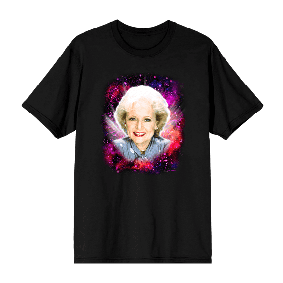 Golden Girls Rose Galaxy Headshot Crew Neck Short Sleeve Men's T-shirt-Medium