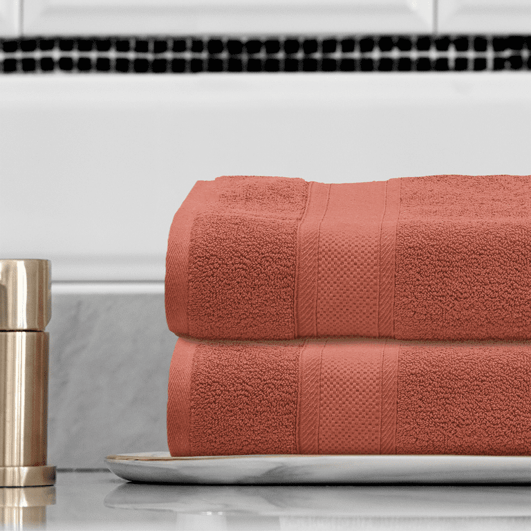 2 Pack Premium 100% Cotton Oversized Bath Sheet 35x70 Soft Absorbent Towel  Set