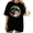 Black-1, variant on UNISHE Women's Vintage Full Moon Copy Moon Joy Dark Academia Celestial Graphic Short Sleeve T-shirt Relaxed Fit
