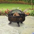 thumbnail image 2 of Endless Summer Wood Burning Geometric Outdoor Fire Pit, 36 in., 2 of 3