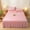 Pink 5Y2, variant on Solid Color Bed Skirt Concise Washed Cottons Edge Bedspread Skirt Bed Hats Bed Sheet Dirtproof Non-slip Protective Cover Cover, Xinsrenus Under $5! Solid Color Bed Skirt Concise