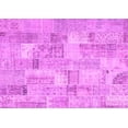 thumbnail image 1 of Ahgly Company Indoor Rectangle Patchwork Pink Transitional Area Rugs, 7' x 10', 1 of 4