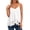 0511liWhite, variant on Wang6 Womens Spaghetti Strap Camisole Trendy Sleeveless Loose Tank Tops Summer Ruffle Hem Double Layer Going out Cami Tops Tees Shirts 0511liWhite XL