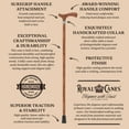 thumbnail image 4 of Fritz Comfort Cane – Matching Stained Wood Handle & Shaft Arthritis-Friendly Grip, Walking Stick for Men and Women, Walking Cane, 4 of 9