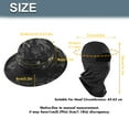 thumbnail image 2 of BLEEUS Men Camo Fishing Hat Foldable Casual Balaclava Sun Hat Breathable Bucket Hat Camping Supplies, 2 of 10