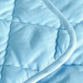 thumbnail image 4 of Flxxie Microfiber Ultra Soft Toddler Comforter, Warm Kids Crib Quilted Blanket, Aqua, 43"x60", 4 of 5