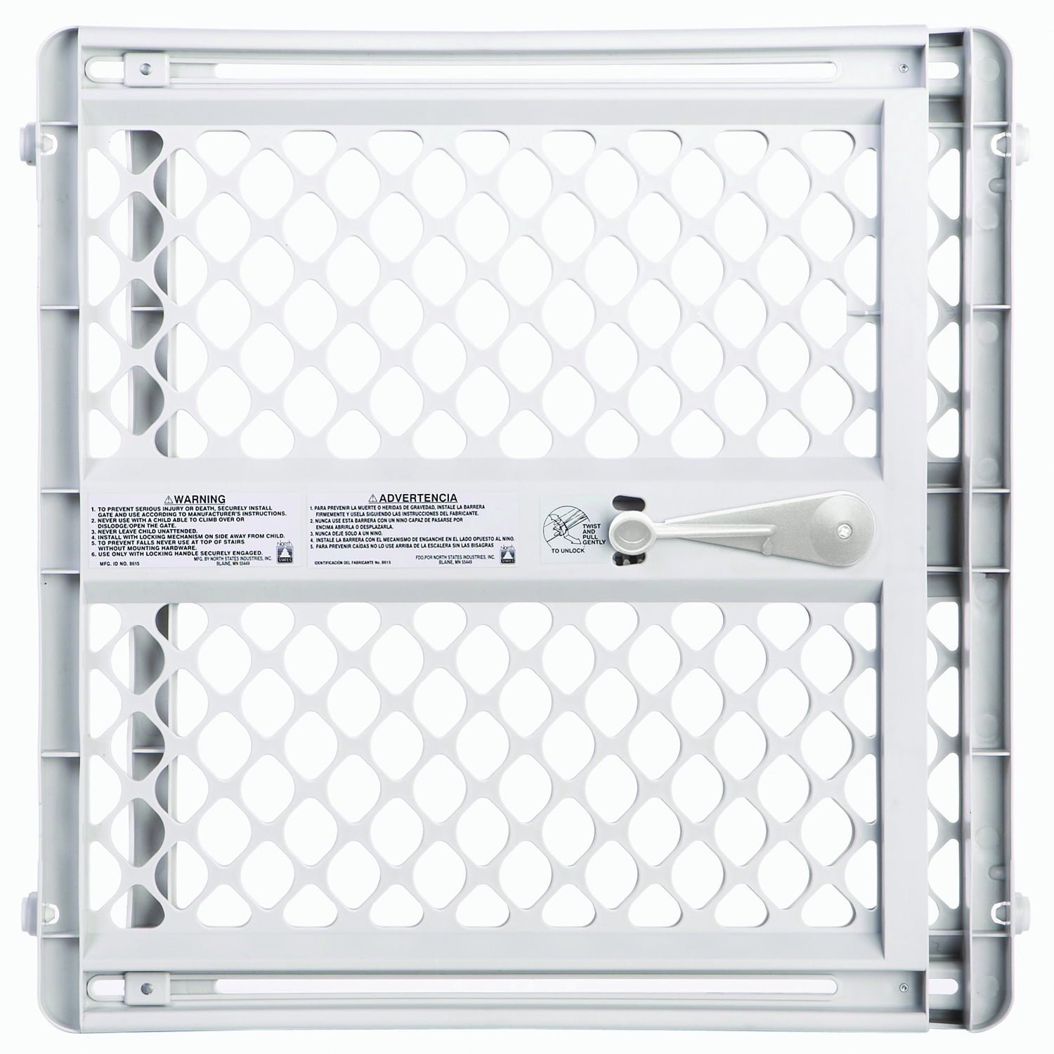 north states supergate easy close metal gate