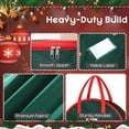 thumbnail image 4 of Wreath Storage Container, 2  Christmas Wreath Storage Bag with Sturdy Handle, Two-way Zipper,Durable Wreath Storage Organizer Box for Holiday Decoration (, 36"x8"), 4 of 7