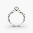 thumbnail image 2 of First Jewelry 1.5 Ct Emerald Cut Lab-Grown Moissanite Anniversary Ring for Wife - 14K White Gold Plated Engagement Ring for Women - Solitaire Wedding Band - Daughter’s Wedding Anniversary Gift, 2 of 4
