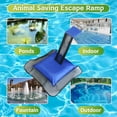 thumbnail image 4 of Animal Saving Escape Ramp for Pool And Spa Floating Frog Saver Summer Small Animal Rescue Critter Ramp for Toads Lizards Ducks Snakes Chipmunk Mice, 4 of 8