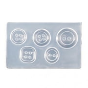 TINYSOME Crystal Epoxy Resin Mold Button Buckle Casting Silicone Mould DIY Crafts Tool