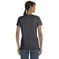 thumbnail image 3 of Gildan Women's 100 Percent Cotton Short Sleeve T-Shirt 5000L, Charcoal, L, 3 of 4