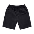 thumbnail image 2 of Casual Shorts for Men Summer Lightweight Elastic Waist Wide Straight Leg Loose Bermuda Shorts with Pockets, 2 of 8