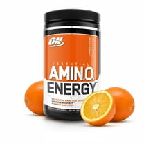 Optimum Nutrition Amino Energy Pre Workout   Essential Amino Acids Powder, Orange Cooler, 30 Servings
