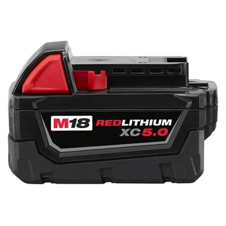 Milwaukee 48-11-1852 M18 REDLITHIUM XC 5.0Ah Ext Capacity Battery Pack (2pc)