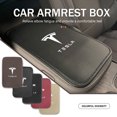 thumbnail image 2 of Fundas para consola central de coche, alfombrilla suave para reposabrazos, accesorios de estilo para Tesla Model 3 YSX 2021 Roadster Cybertruck Juguete, 2 of 5