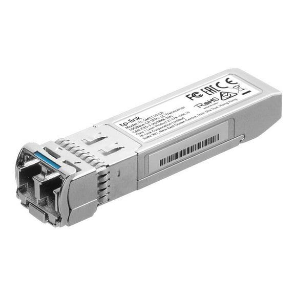 TP-Link TL-SM5110-LR V1 - module Émetteur-Récepteur SFP+ - 10GbE - 10GBase-LR - LC Mode Unique - jusqu'à 6.2 miles - 1310 nm - pour JetStream TL-SG3428X, TL-SG3428XMP, TL-SG3452XP V1