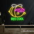 thumbnail image 3 of Glowneon Bee Cool Neon Sign, Cute Bee Led Sign, Nursery Kid Room Sign, 3 of 5