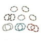 thumbnail image 2 of 12 Uds. Pulsera Elástica con Cuentas De 8mm, Cadena De Mano Que No Destiñe, Pulsera De Playa Trenzada Colorida, Conjunto para Fecha De Vacaciones, Joyería, Accesorios De Fiesta, 2 of 14