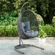 Better Homes Gardens Lantis Patio Wicker Hanging Chair Better Homes Gardens Lantis Patio Wicker Hanging Chair Image 2