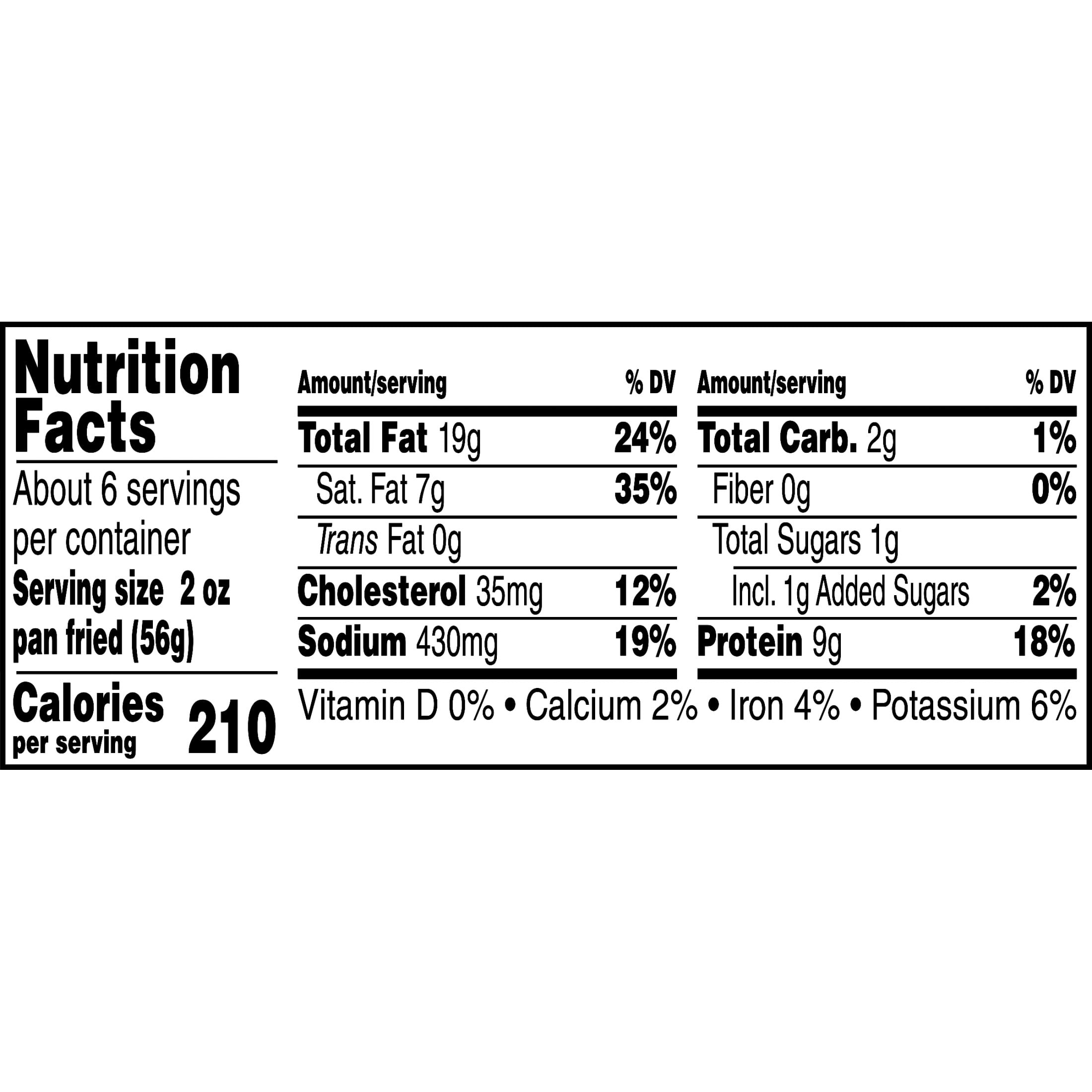 Jimmy Dean All Natural Pork Sausage Roll, 16 oz