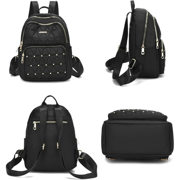 Mini Backpack for Women Nylon Travel Purse Small Anti Theft  display picture 1
