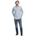 thumbnail image 4 of Camisa Moderna Wrangler Hombre 910 azul XG Manga Larga, 4 of 5