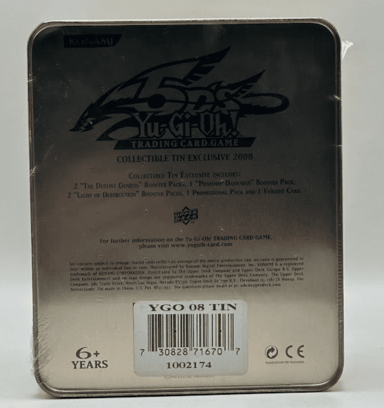 Yugioh 5ds 2008 Exclusive Collectors Tin Goyo Guardian